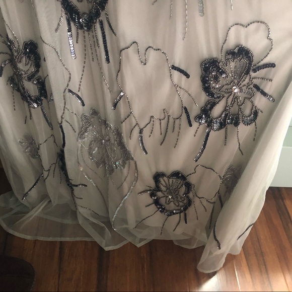 NWOT ASOS SALON All Over Embellished Maxi Dress - Picture 7 of 8